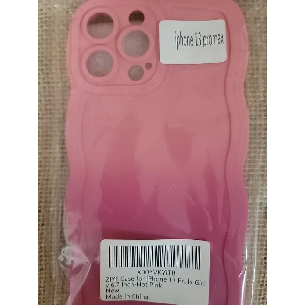 ZIYE Hot Pink Gradient Ombre Phone Case iPhone 16 15 14 PLUS 13 Pro Max 6.7